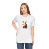 "Robot in Red" Unisex Jersey Short Sleeve Tee