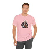 "Robot in Rusted Copper" Unisex Jersey Short Sleeve Tee