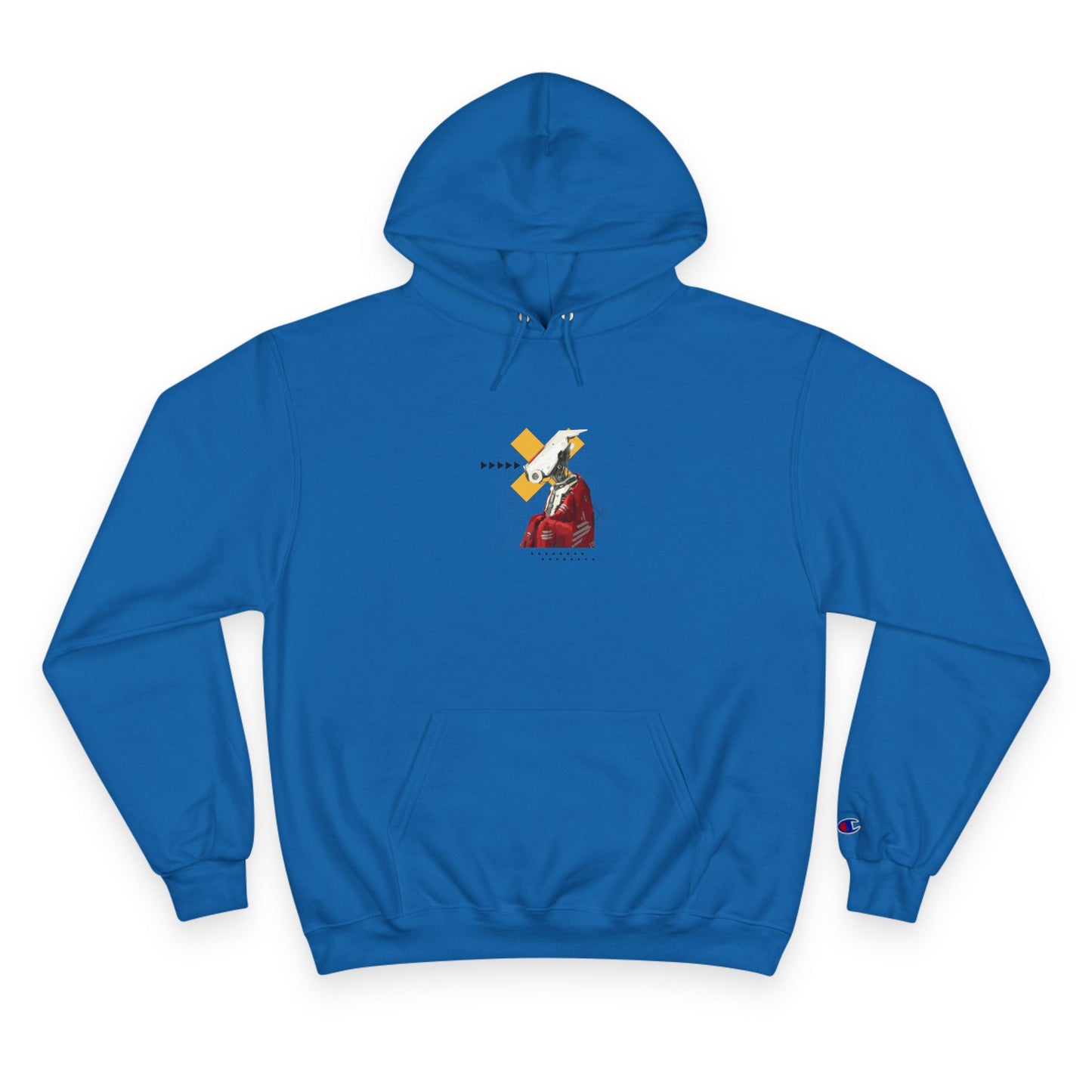 "Robot in Red" Champion Hoodie