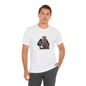 "Robot in Rusted Copper" Unisex Jersey Short Sleeve Tee