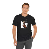 "Robot in Rusted Copper" Unisex Jersey Short Sleeve Tee