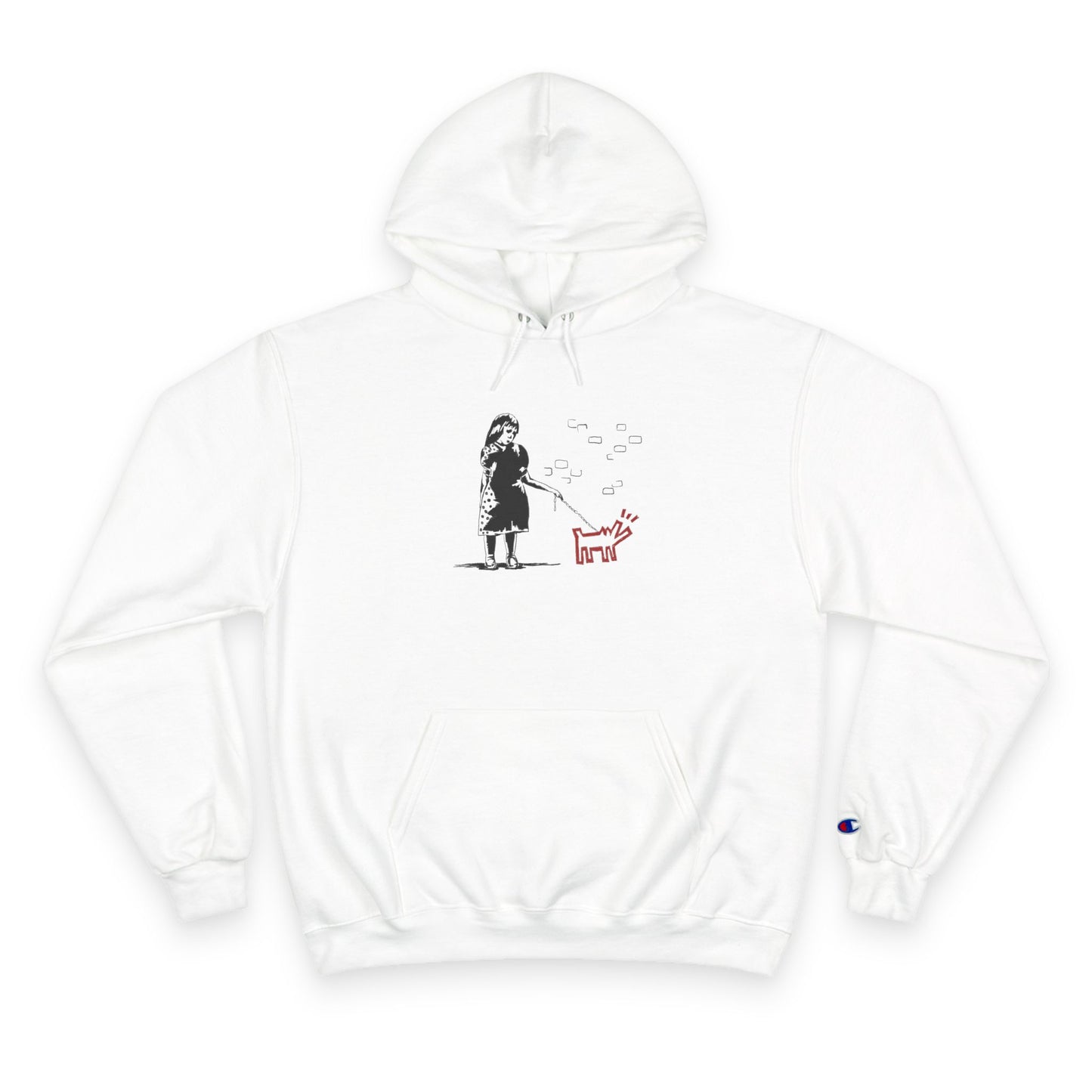 "A Girl and Her Dog" Champion Hoodie