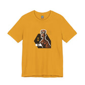 "Robot in Rusted Copper" Unisex Jersey Short Sleeve Tee