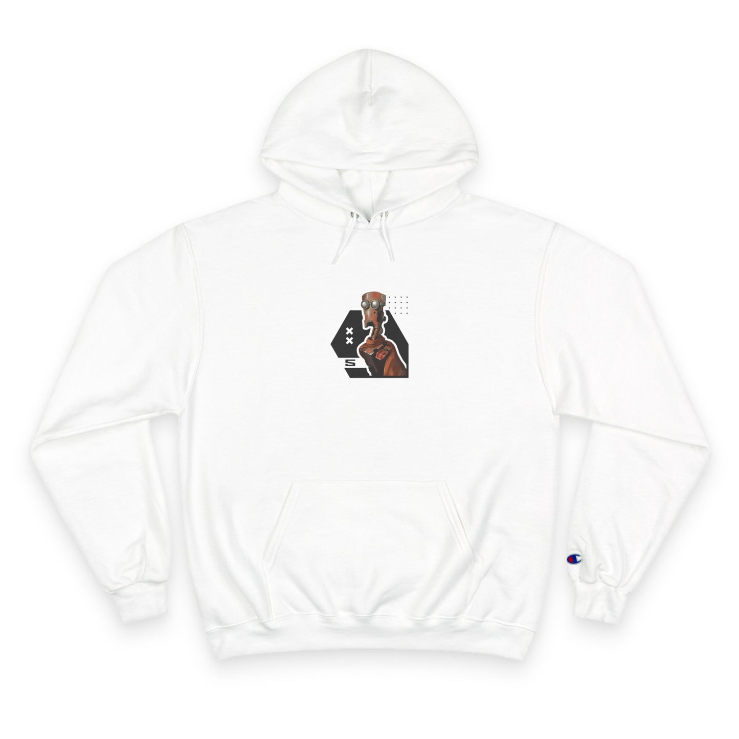 "Robot in Rusted Copper" Champion Hoodie