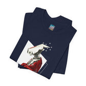 "Robot in Red" Unisex Jersey Short Sleeve Tee