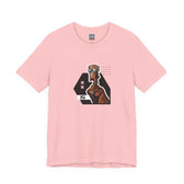 "Robot in Rusted Copper" Unisex Jersey Short Sleeve Tee