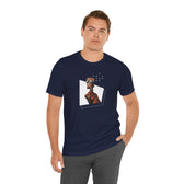 "Robot in Rusted Copper" Unisex Jersey Short Sleeve Tee