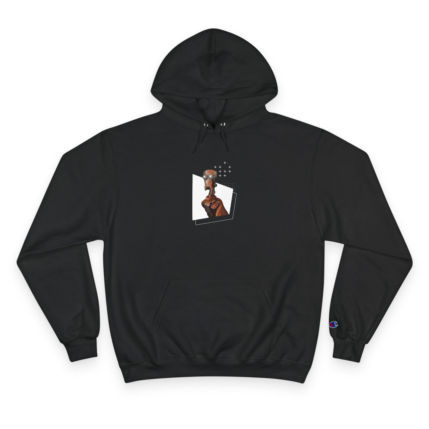 "Robot in Rusted Copper" Champion Hoodie