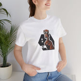 "Robot in Rusted Copper" Unisex Jersey Short Sleeve Tee