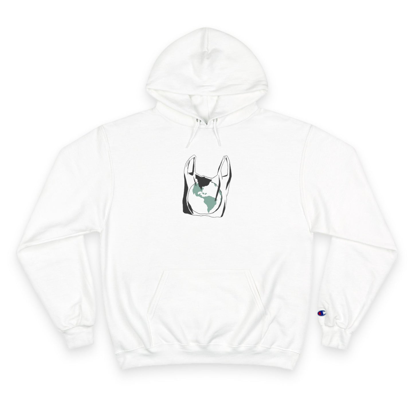 "Plastic Earth" Champion Hoodie
