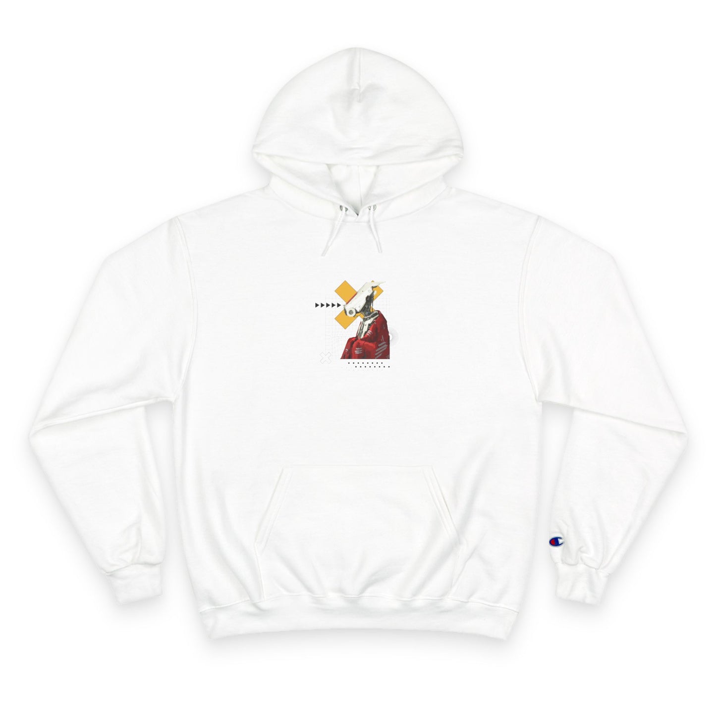 "Robot in Red" Champion Hoodie