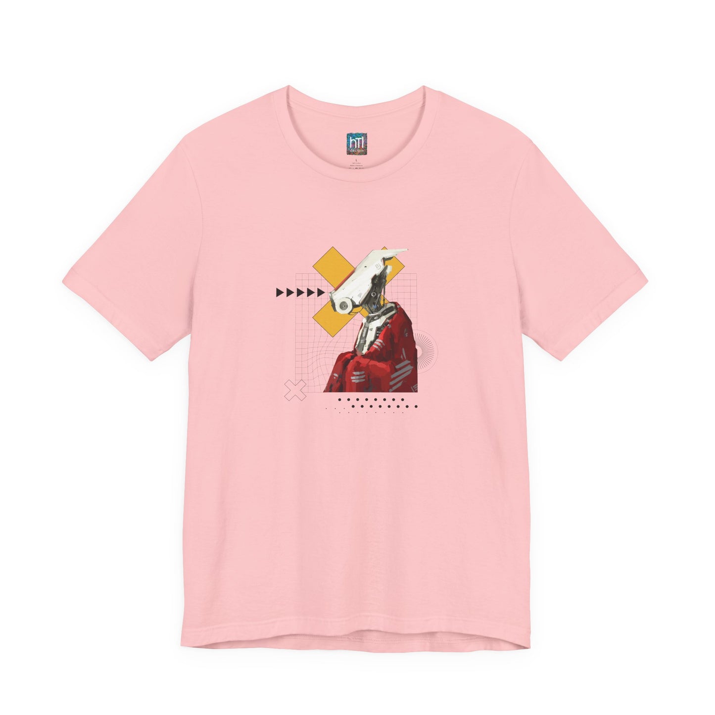 "Robot in Red" Unisex Jersey Short Sleeve Tee