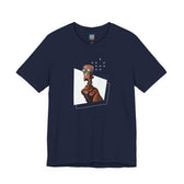 "Robot in Rusted Copper" Unisex Jersey Short Sleeve Tee