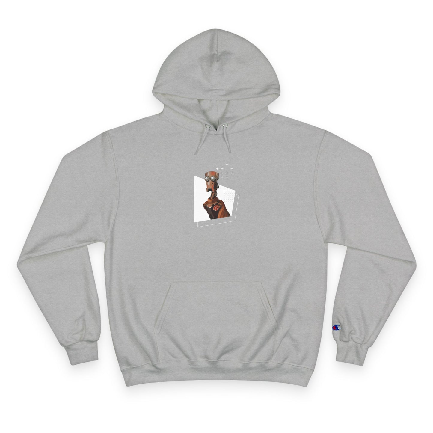 "Robot in Rusted Copper" Champion Hoodie