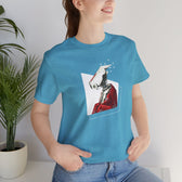 "Robot in Red" Unisex Jersey Short Sleeve Tee