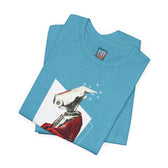 "Robot in Red" Unisex Jersey Short Sleeve Tee