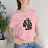 "Robot in Rusted Copper" Unisex Jersey Short Sleeve Tee