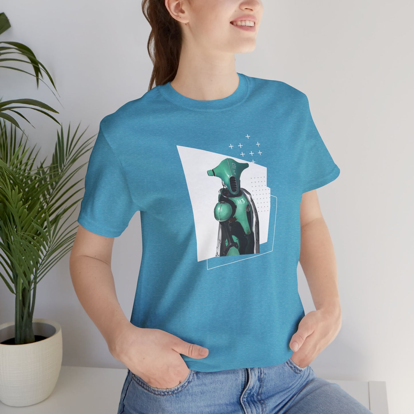 "The Teal One" Unisex Jersey Short Sleeve Tee